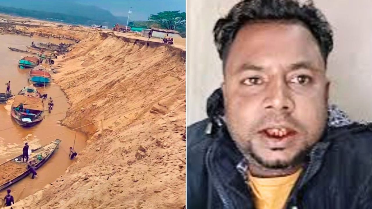 যাদুকাটায় বালু খেকোদের থাবা, হুমকিতে শিমুলবাগানসহ ২০ গ্রাম