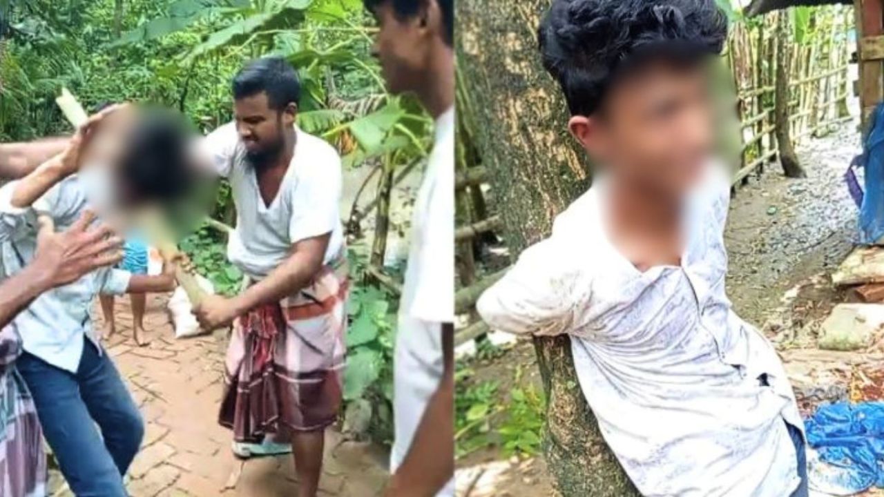 স্মার্টফোন চুরির অভিযোগে কিশোরকে ‘গাছে বেঁধে নির্যাতন’