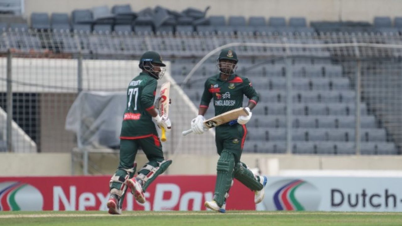 তানজিদের অপরাজিত ব্যাটে সিরিজ জয় বাংলাদেশের