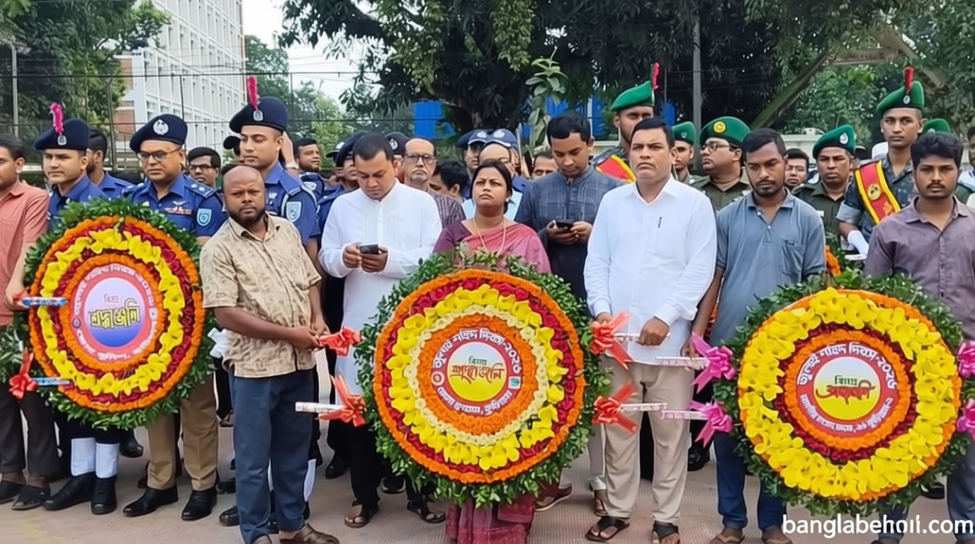 কুড়িগ্রামে যথাযোগ্য মর্যাদায় ‘জুলাই শহীদ দিবস’ পালিত