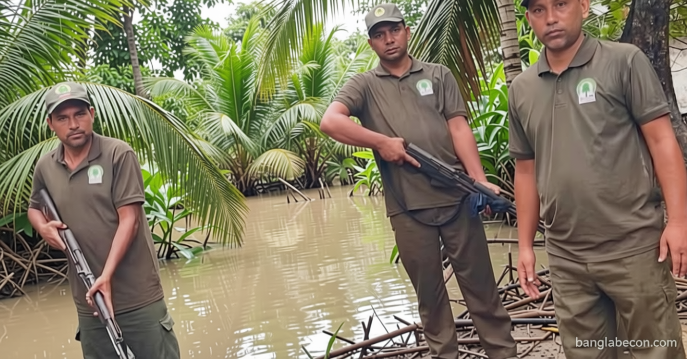সুন্দরবনে প্রবেশে নিষেধাজ্ঞা, দুর্বৃত্তদের মালামাল জব্দ | সংবাদ