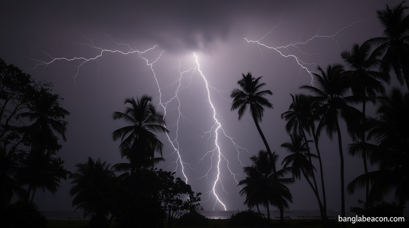 আট জেলায় ঝড়ের পূর্বাভাস, ১ নম্বর সতর্কসংকেত