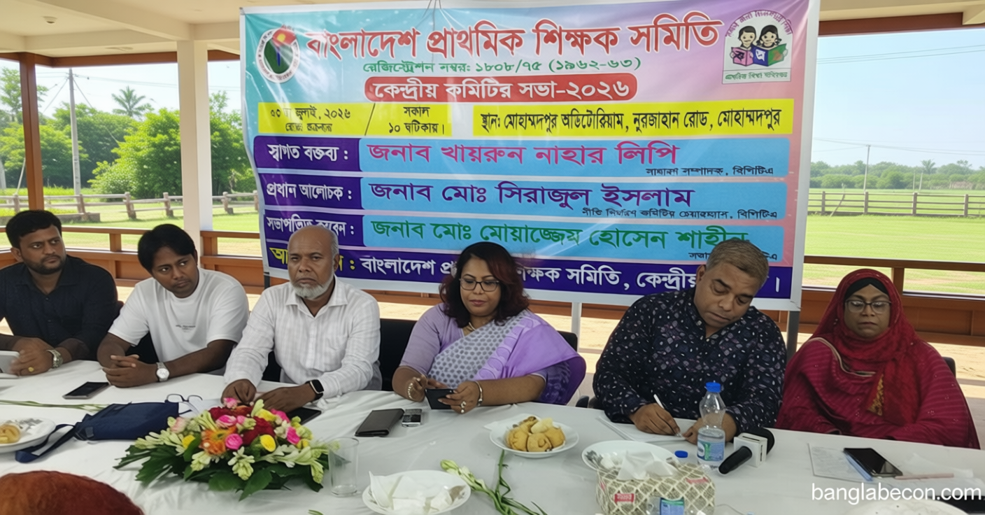 বাংলাদেশ প্রাথমিক শিক্ষক সমিতির সভা অনুষ্ঠিত | সংবাদ