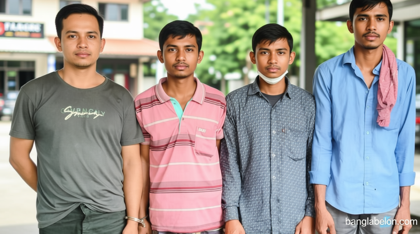 চুরির আগেই চোর চক্রের ৪ সদস্য গ্রেপ্তার