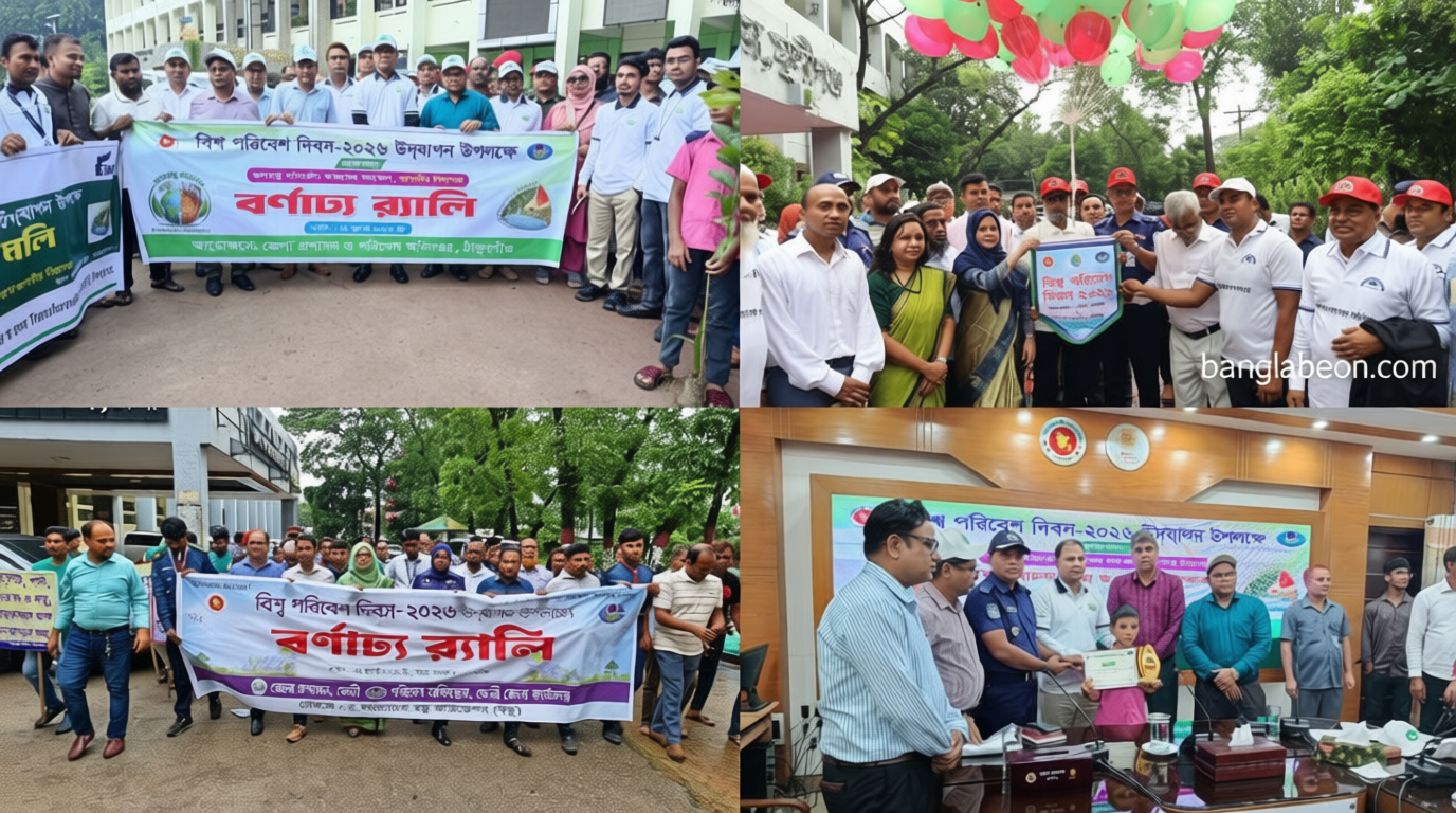 পরিবেশ রক্ষায় বৃক্ষরোপণ ও সচেতনতার ডাক