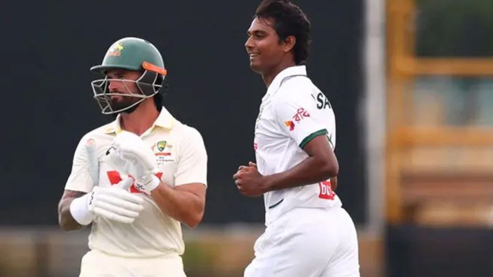 হাসান-মিরাজদের তোপে কোণঠাসা অস্ট্রেলিয়া